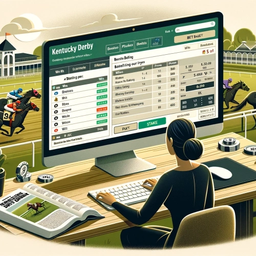 Processus de pari sur le Kentucky Derby chez un bookmaker international