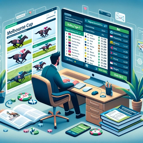 Processus de pari sur la Melbourne Cup chez un bookmaker international