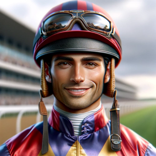 Portrait du jockey Irad-Ortiz-Jr toujours souriant