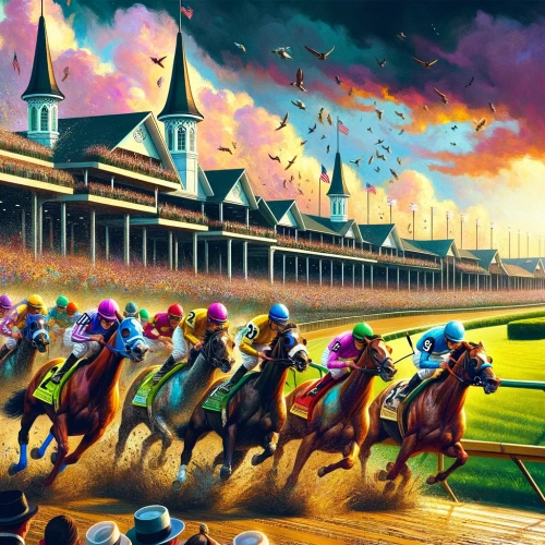 Course imagée du Kentucky Derby